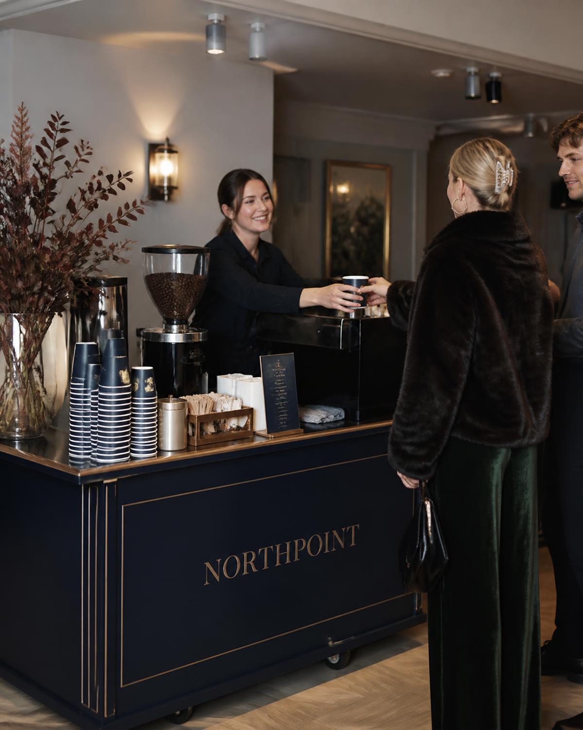 Northpoint coffee service at a private gathering