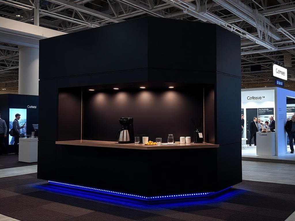 Coffee bar service detail prepared for guests